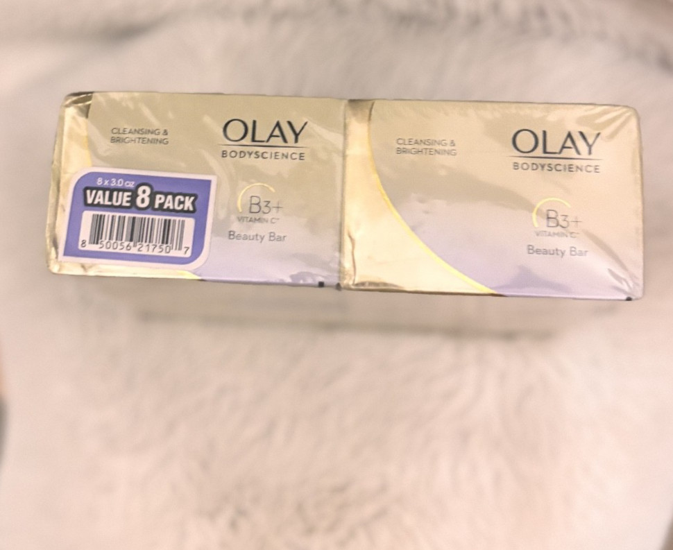 Olay Body Science Soap B3 and Vitamin C Niacinamide Beauty Bar 8 soap bars
