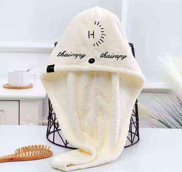 Mirofiber Pro-Wrap Hair Towel- Super Absorbent Drying Towel for White