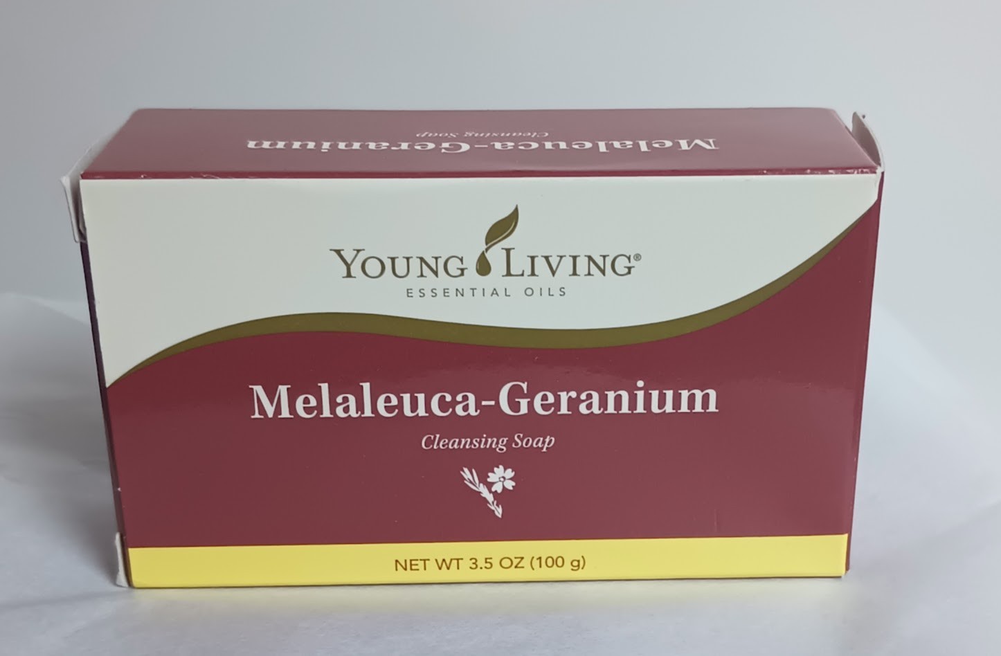 2 YOUNG LIVING Bar Soaps- Melaleuka-Geranium and Lavendar-Oatmeal New Sealed