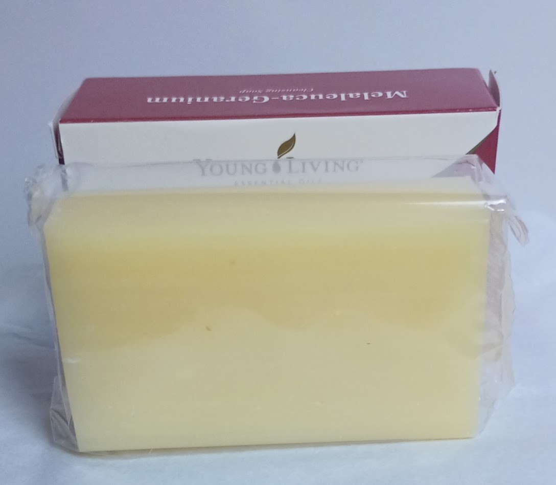 2 YOUNG LIVING Bar Soaps- Melaleuka-Geranium and Lavendar-Oatmeal New Sealed