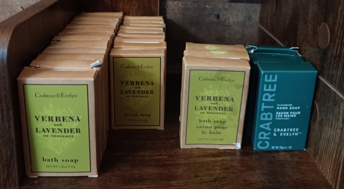 Crabtree & Evelyn Verbena & Lavender Bath Soap Hotel Travel Size Mixed Lot of 25