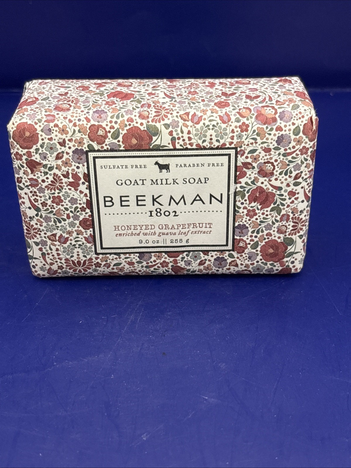 Beekman 1802 HONEYED GRAPEFRUIT Goat Milk Soap Bar 3.5 oz., 99 gr. NEW in wrap