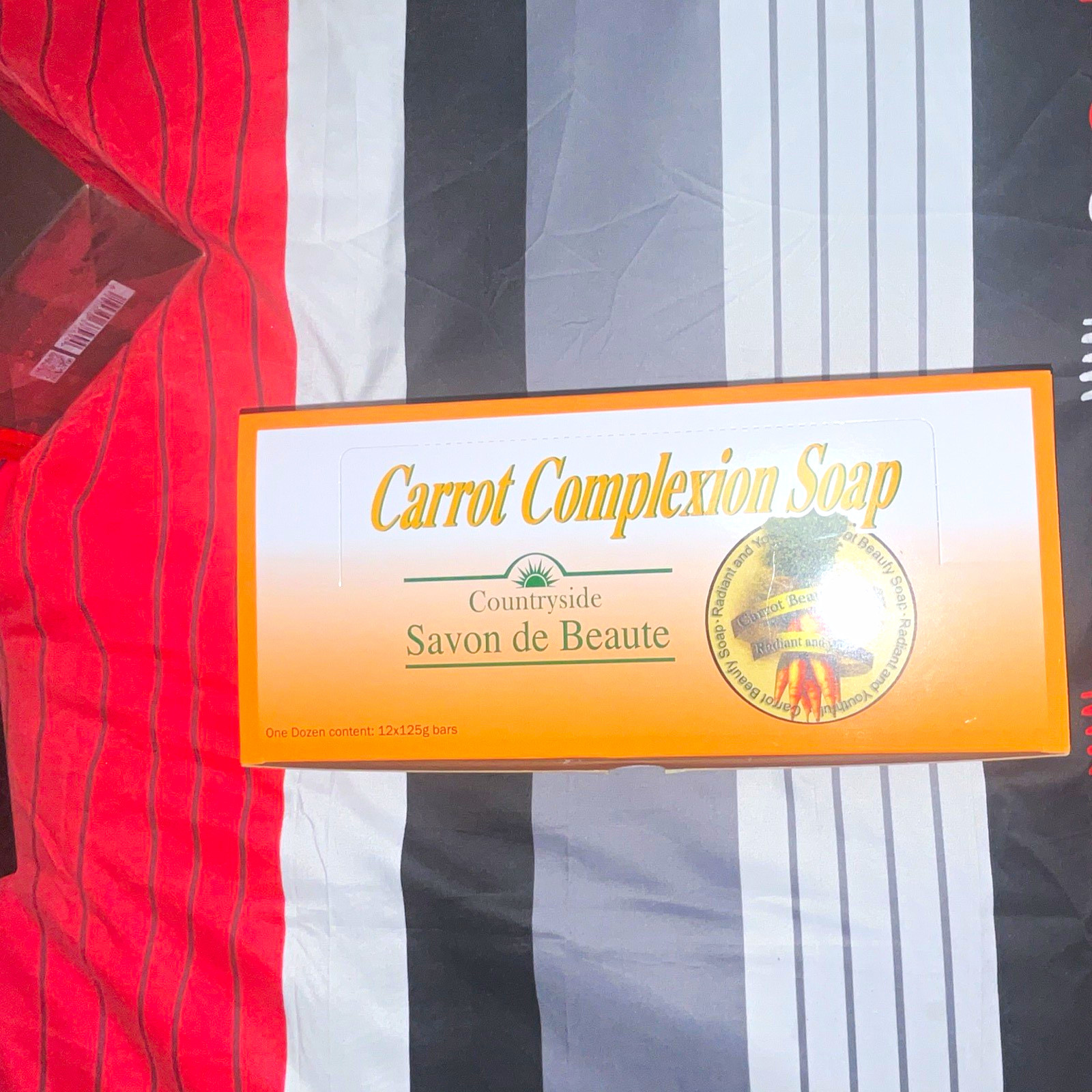 Coco Cometics Countryside Carrot Complexion Soap w/ Carrot Extract 12 Bars 4.4oz