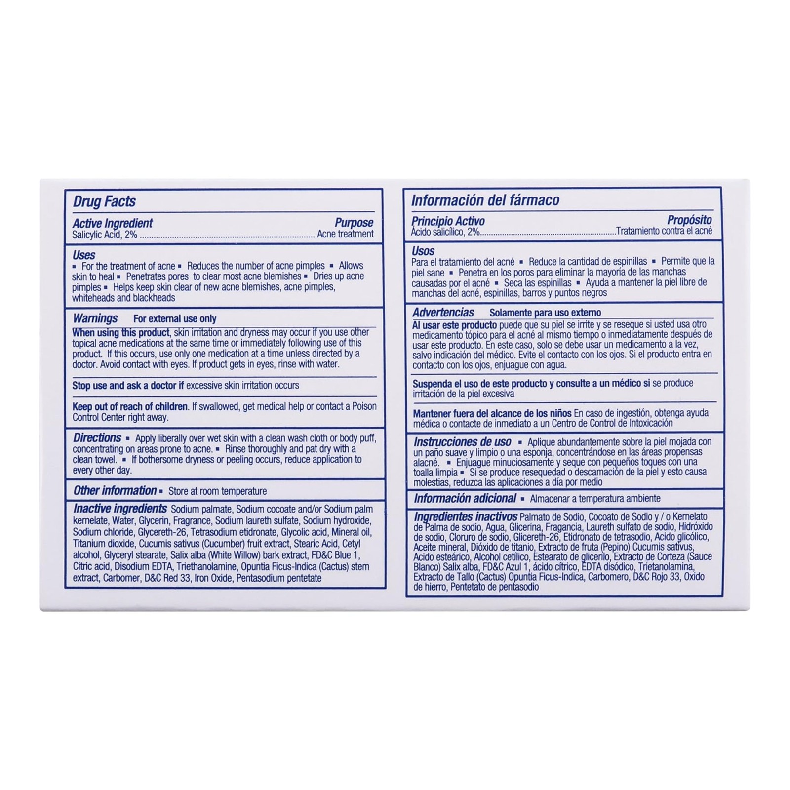 Asepxia Softening Acne Bar Soap Deep Cleaning + Moisturizing, 4oz. (Pack of 2)