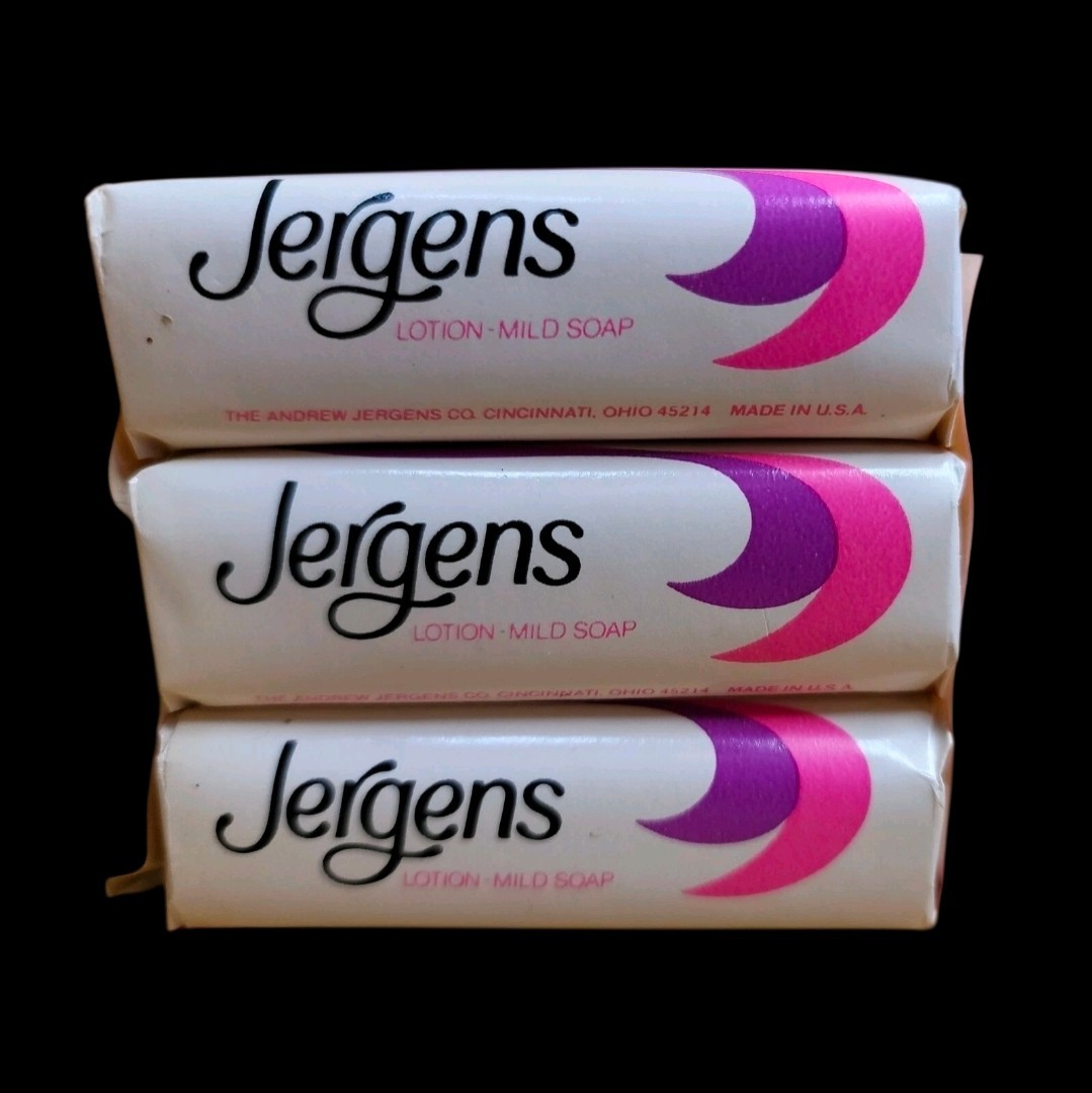 Jergens Mild Soap NOS 3 oz Bars Vintage 1970s Lot of 12 Total 4 Three Bar Packs