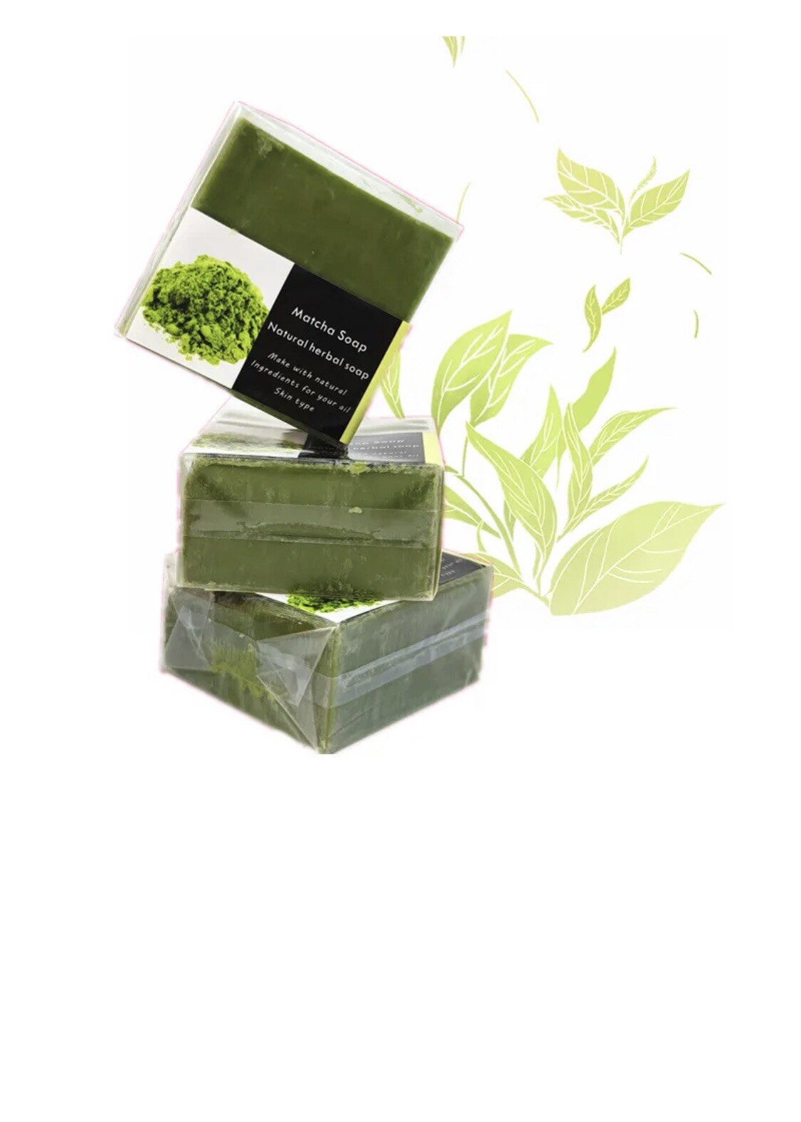 Organic Matcha Soap 3 X 100 Grams