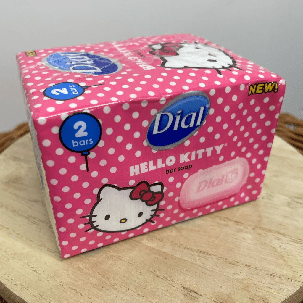 Rare Dial Sanrio Hello Kitty Bar Soap (2 Bars) New Sealed Collectable 2012 NWT