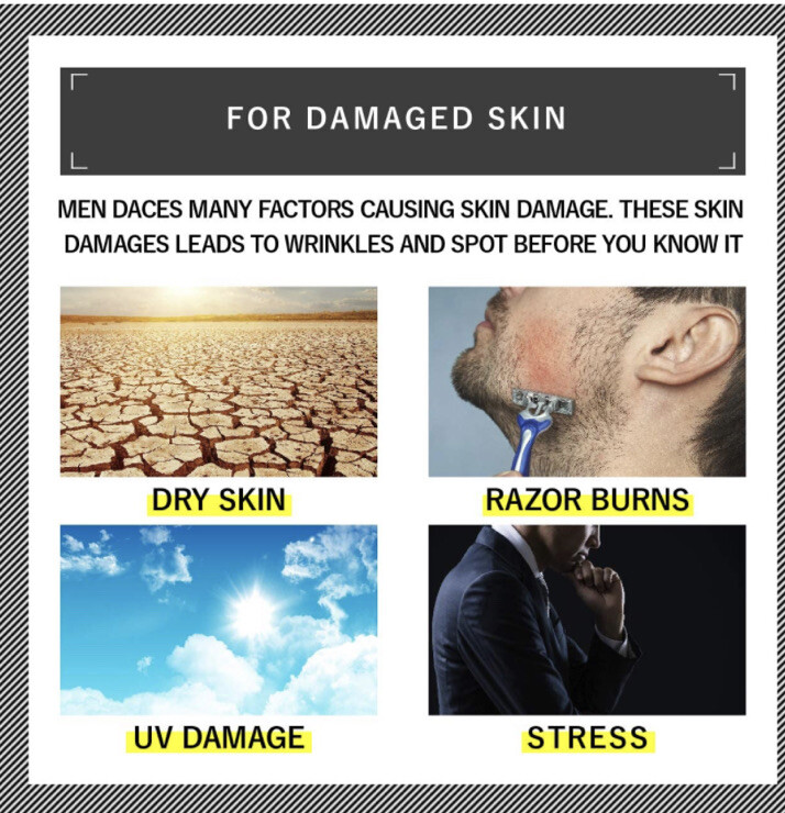 NULL Moisturizer for Men All-In-One Hydrating Gel 3.5oz Aging/Dry Or Oily Skin