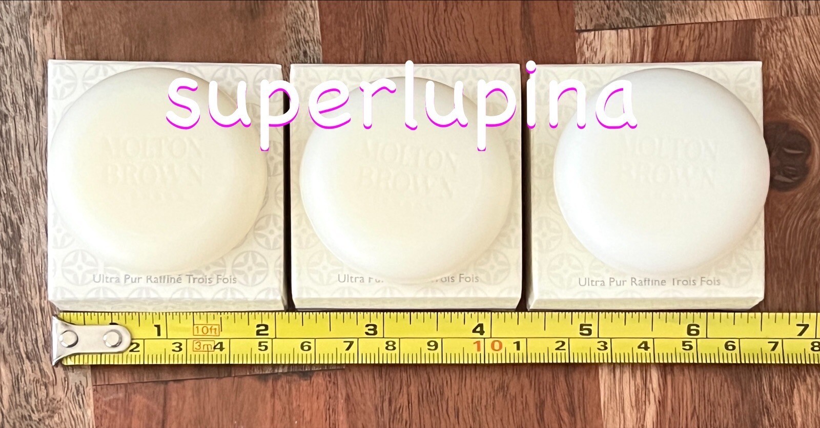 3x Molton Brown Ultra Pure Triple Milled Soap NEW Travel Size 0.88 oz/ 25 g