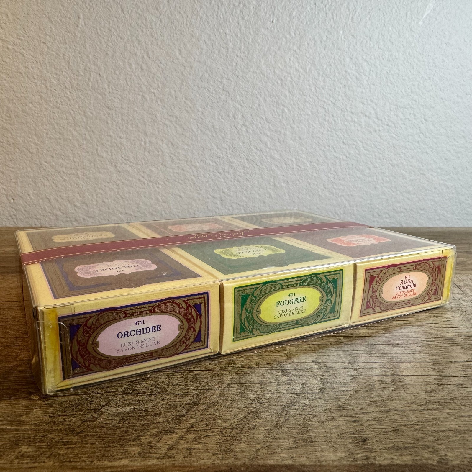 Vintage 1970s-80s 4711 Luxury Soaps, 6x1oz, Made in West Germany, Unique & Rare
