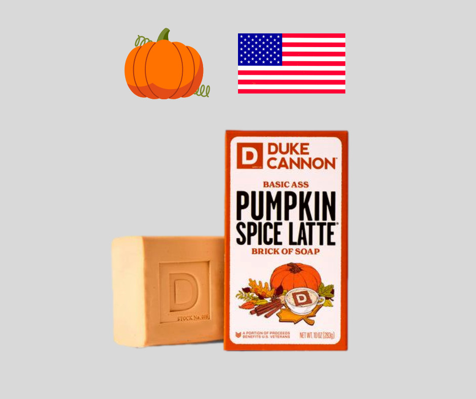 Duke Cannon Trophy Game Soap Big Ass Brick &Pumpkin Spice Benefits Vets Lot 2