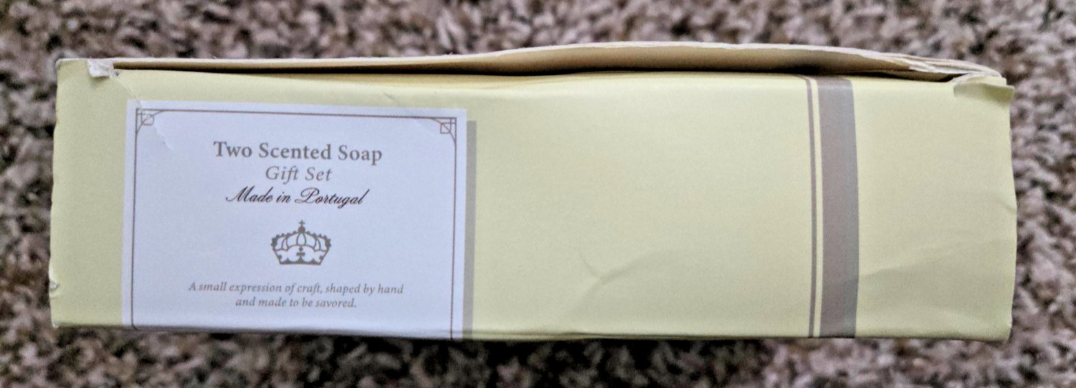 Castelbel Sweet Vanilla 2‑Bar Soap Gift Set Triple‑Milled Portugal (2 x 300g)