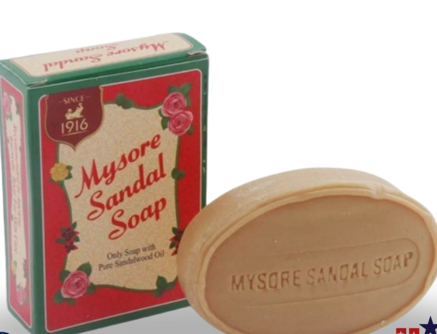 Mysore Sandal Soap 150g Pack of 2 – Authentic Pure Natural Sandalwood Bath Bar