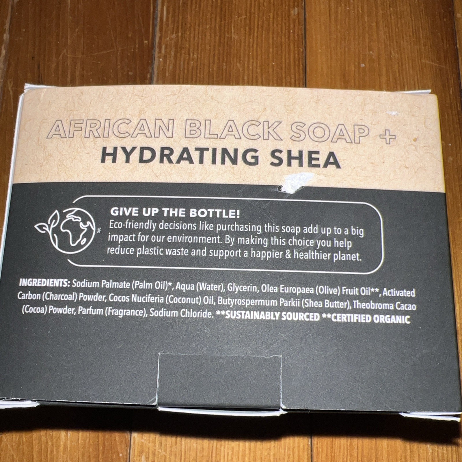 NIB Olivia Care AFRICAN BLACK BAR SOAP Hydrating SHEA 3pc Set 5oz each