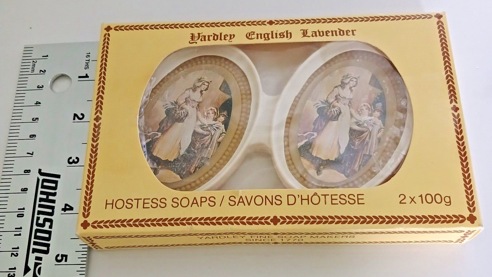 Vintage Yardley English Lavender Hostess Soaps Set of 2 X 100g NEW in Box Canada