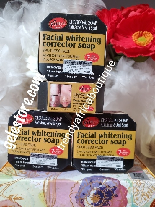 2pcs. Veetgold facial whitening and spot removing cream spf18 & transparent soap