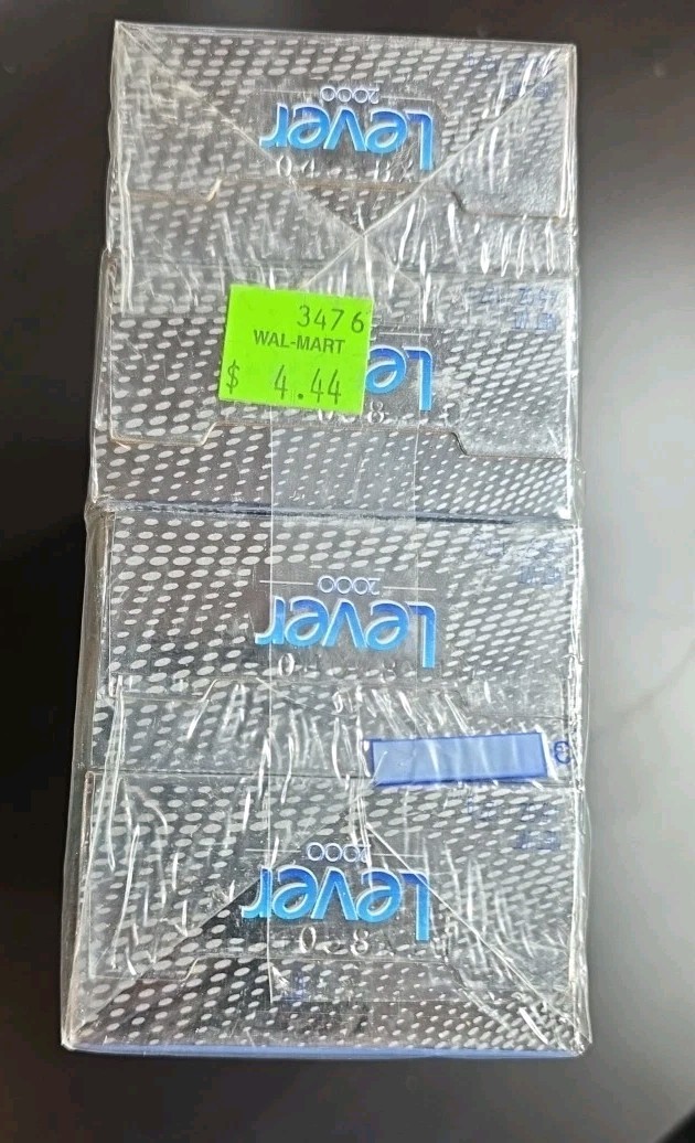 (8) NOS Lever 2000 with Vaseline Bar Soa Original 4.5 oz Each SEALED