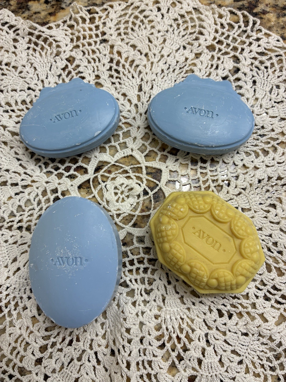 Vintage Decorative Bar Soaps By Avon Lot Of 4 ***Preowned*** Good Condition