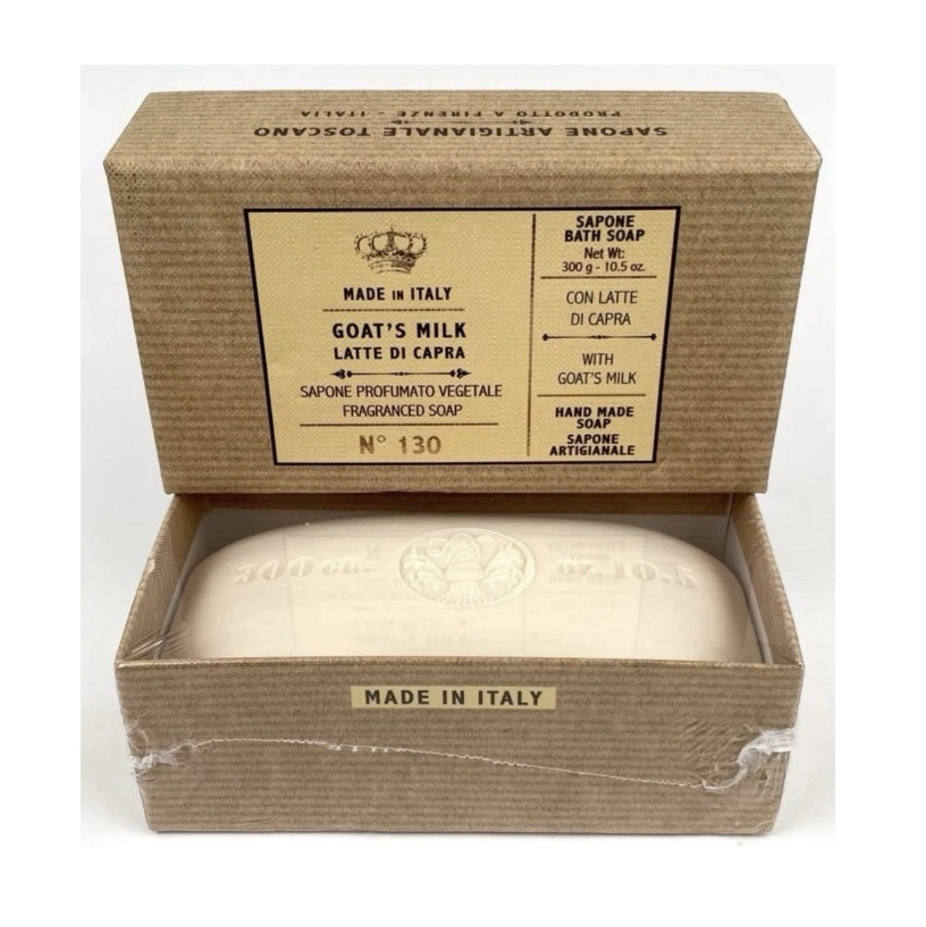 Saponerie Mario Fissi Tuscan Extra Fine Goat’s Milk Bath Soap 10.5 oz