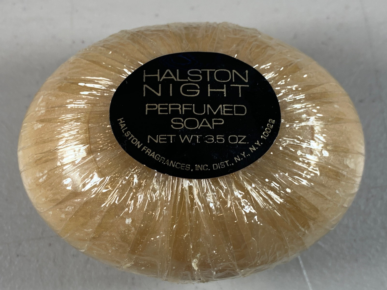 Rare Vintage New Sealed Halston Night Perfumed Soap Bar 3.5 oz