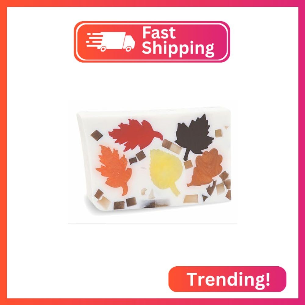Primal Elements Autumn Leaves 5.8 Oz. Handmade Glycerin Bar Soap
