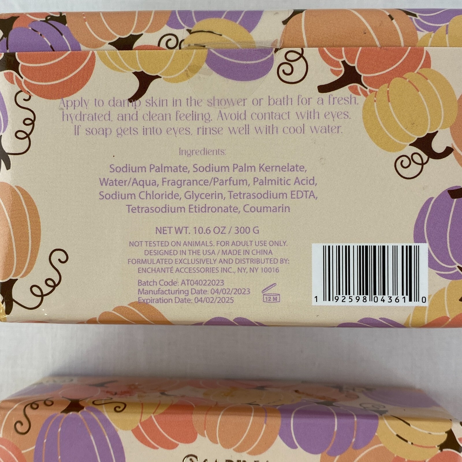 Belle Maison + Marina & Demme Bar Soap Warm Vanilla LOT of 3 EXP 04/02/25 B60