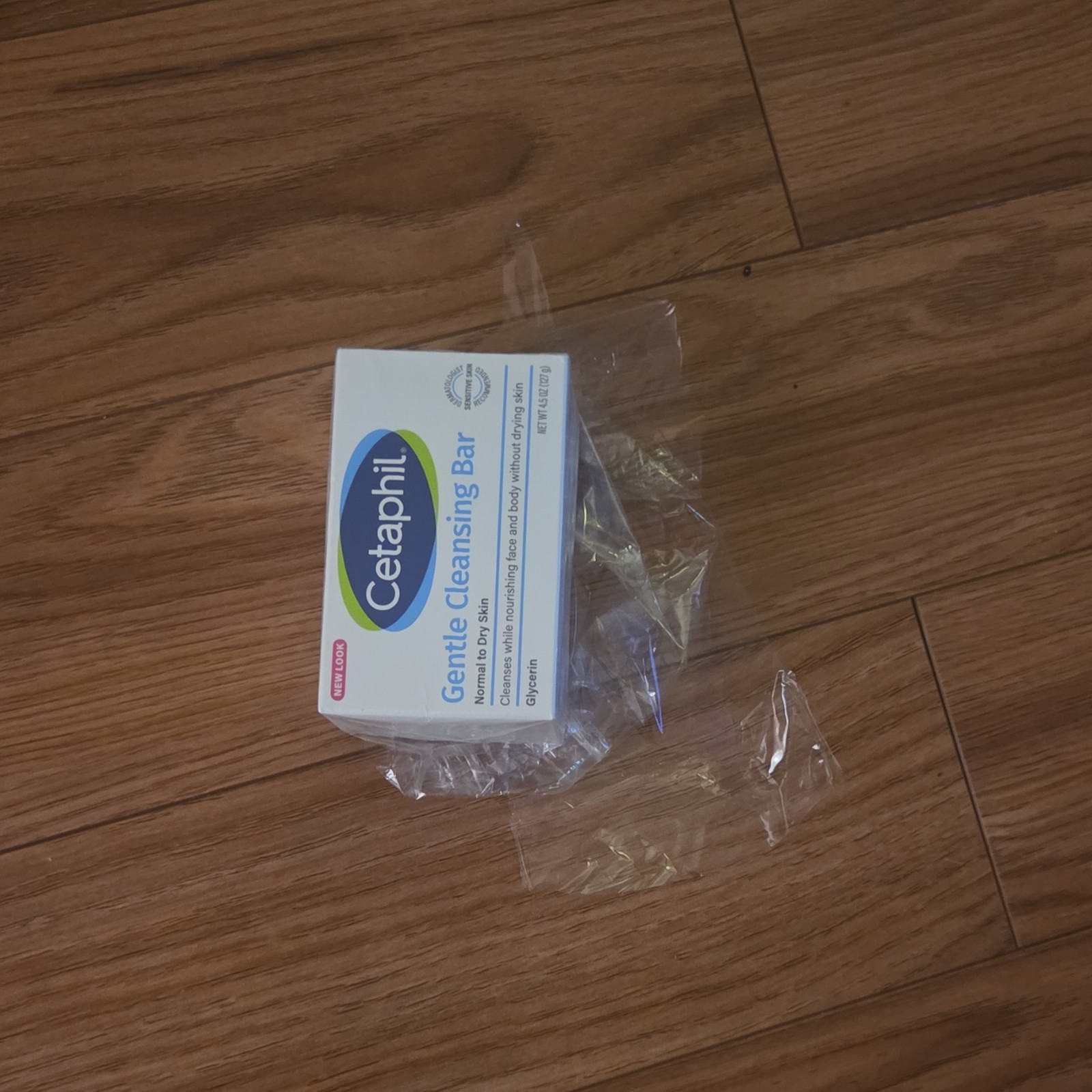 Cetaphil Gentle Cleansing Bar Hypoallergenic Soap-Free Normal-Dry Skin 4.5 oz