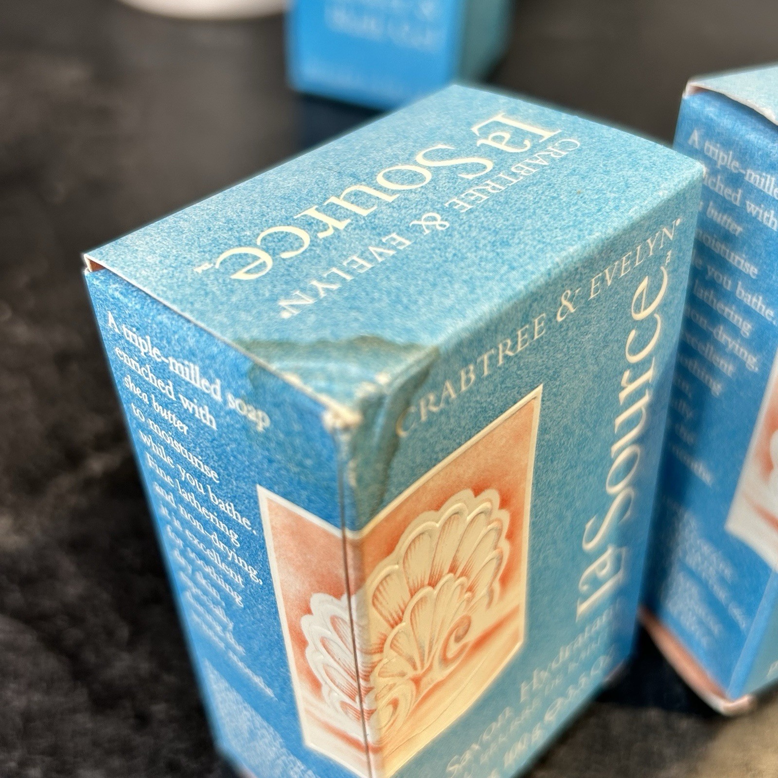 NEW Crabtree & Evelyn Original LA SOURCE Moisturizing Soap Bars & Shower Gel