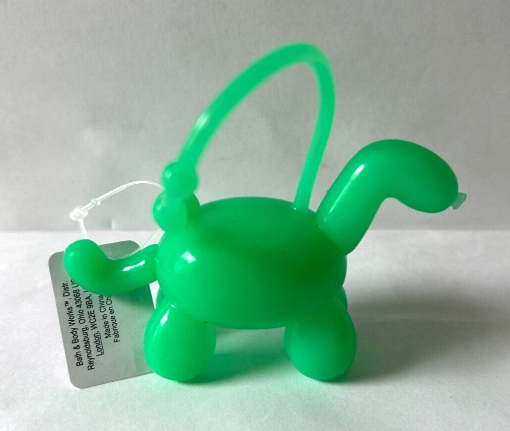 NEW Bath & and Body Works BALLON ANIMAL GREEN DINOSAUR Pocket Gel Holder Sleeve