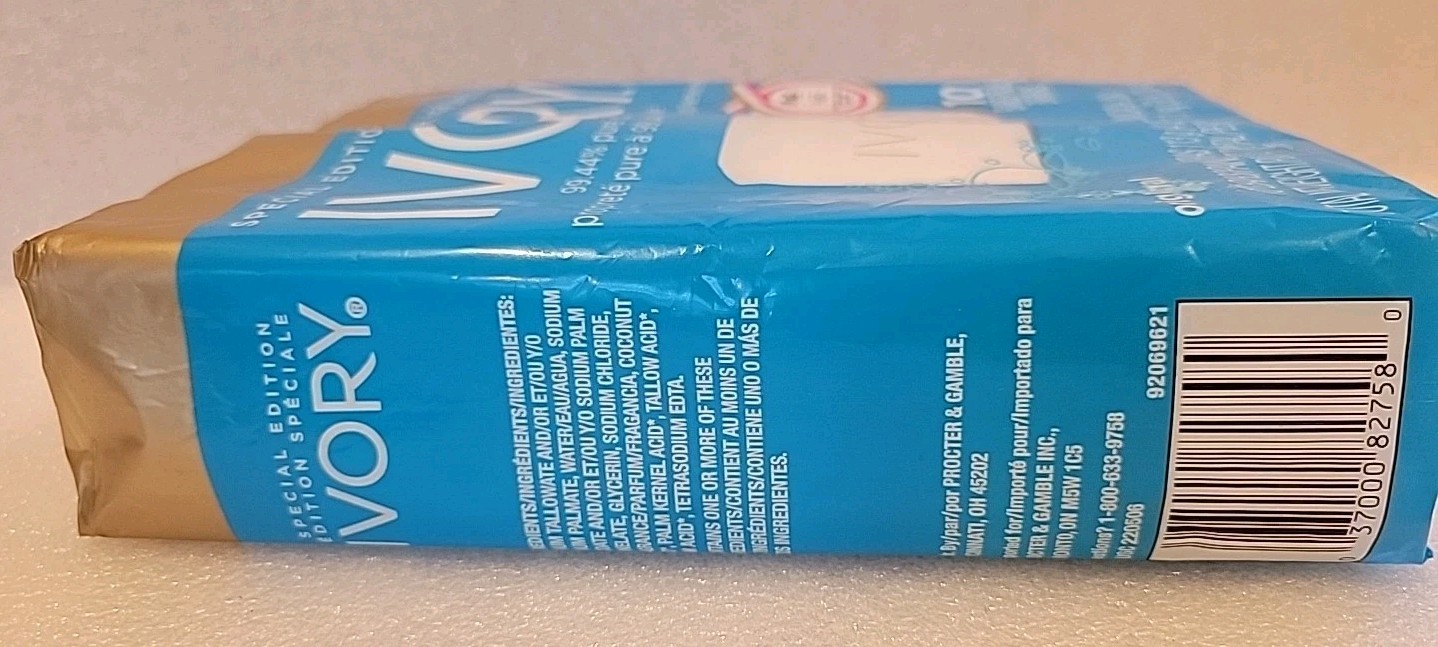 Original Ivory Bar 10 Soap 99.44% Pure Clean & Simple Special Edition