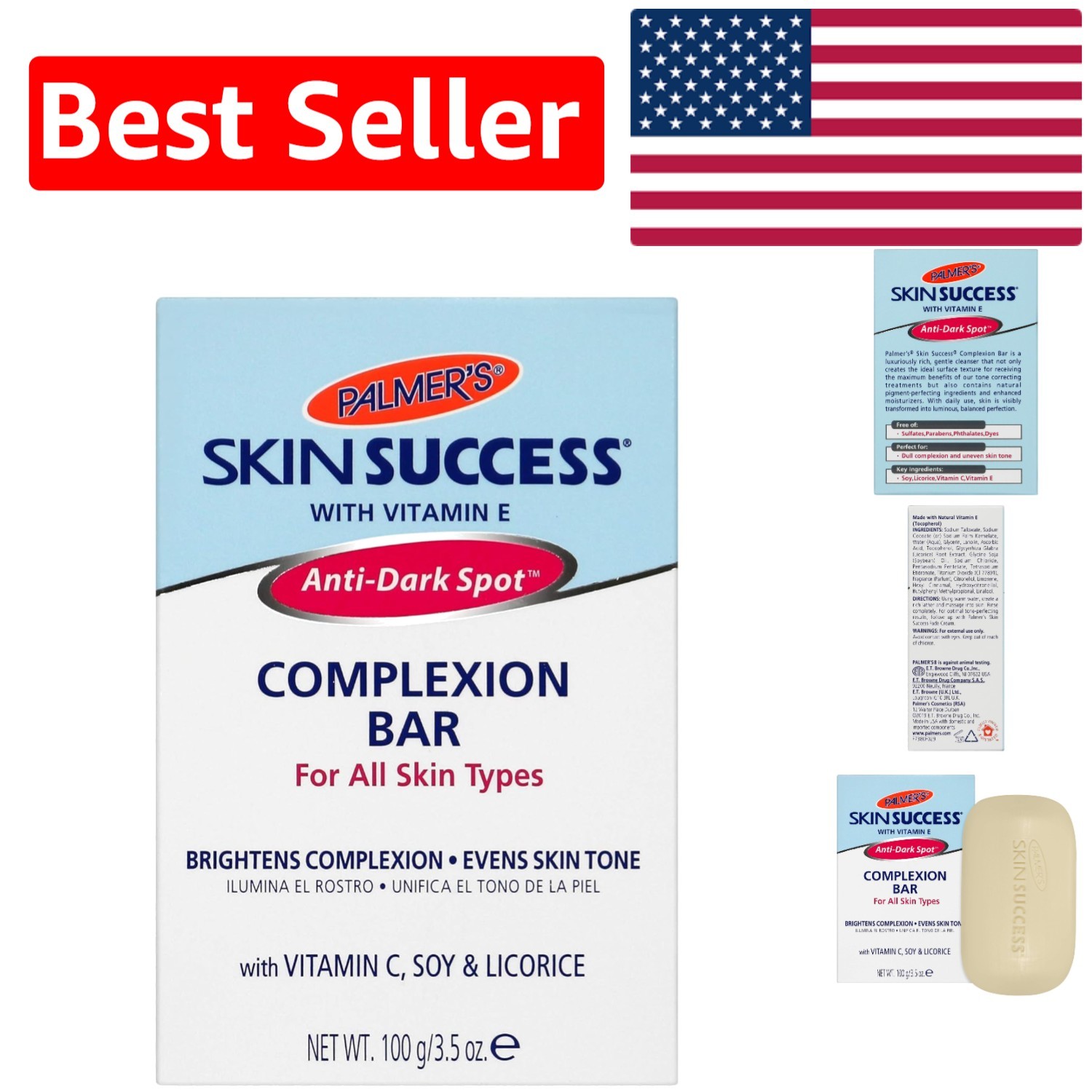 3.5 Ounce Skin Success Anti-Dark Spot Complexion Bar Gift Set, 12 Luxurious Bars