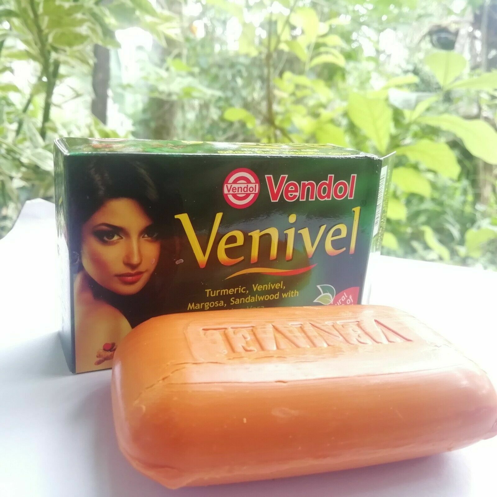 4 x 80 g VENIVEL Herbal SOAP Ayurveda Beauty Pure Natural from Ceylon