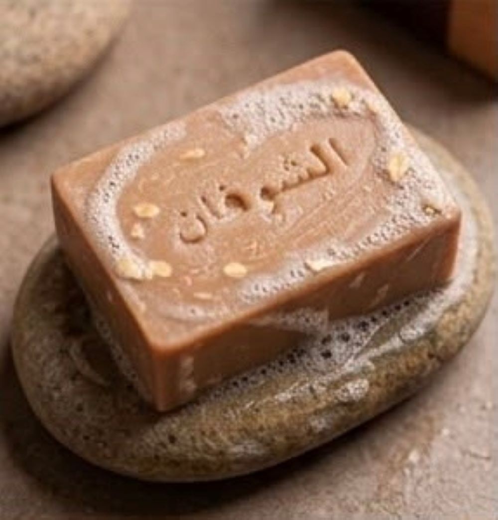 Natural Organic Oat Soap Bar Handcrafted Handmade Oatmeal Skin Care الشوفان