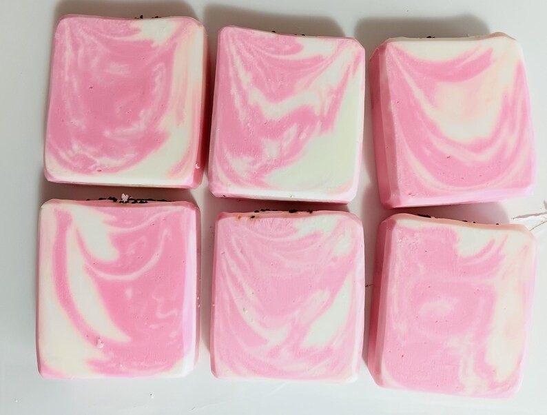 Citrus Garden Cold Process Soap | Geranium Grapefruit Spearmint Handmade Soap