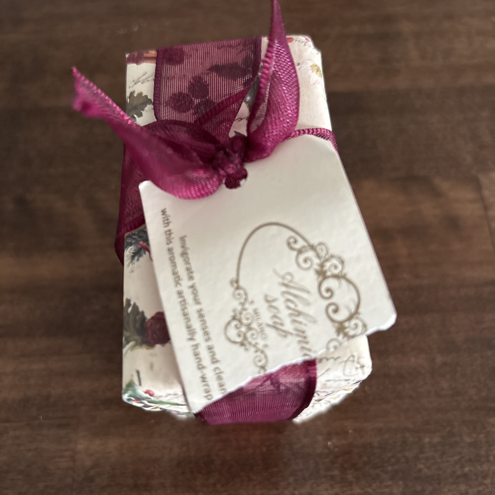 Alchimia Italy Bath Bars Handmade Luxury Soap Holly Berry Gift Set 3x100g