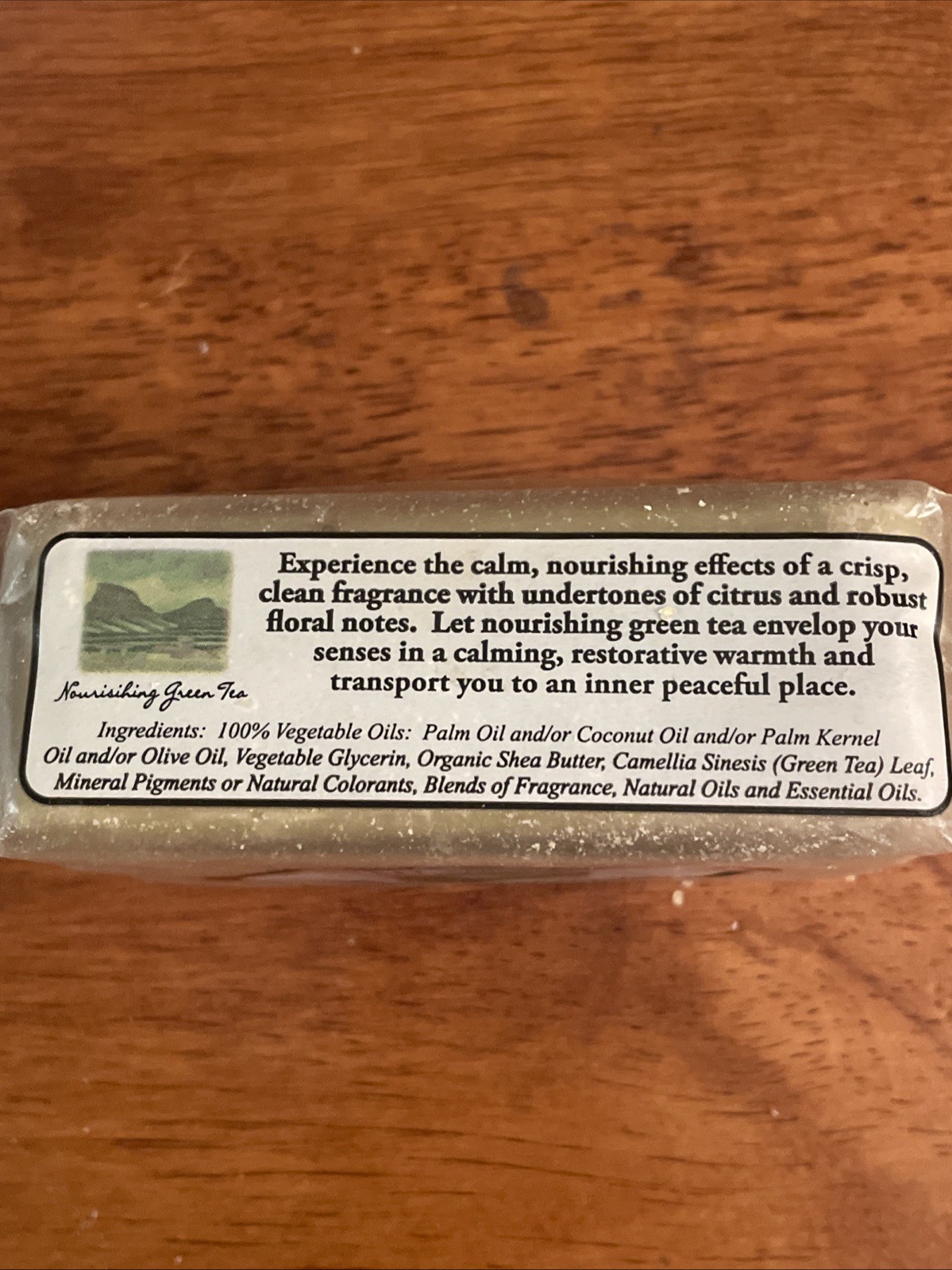 South Of France French Milled Bar Soap Green Tea Cruelty Free 227g 7.5oz