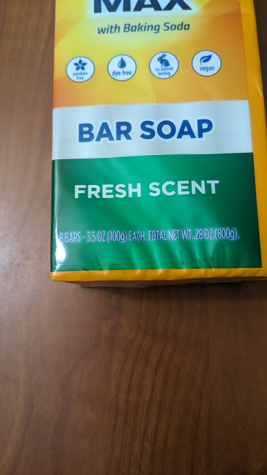 Arm Hammer Ultra Max Bar Soaps Vegan 8 Bars 3.5 oz Each Fresh Scent New