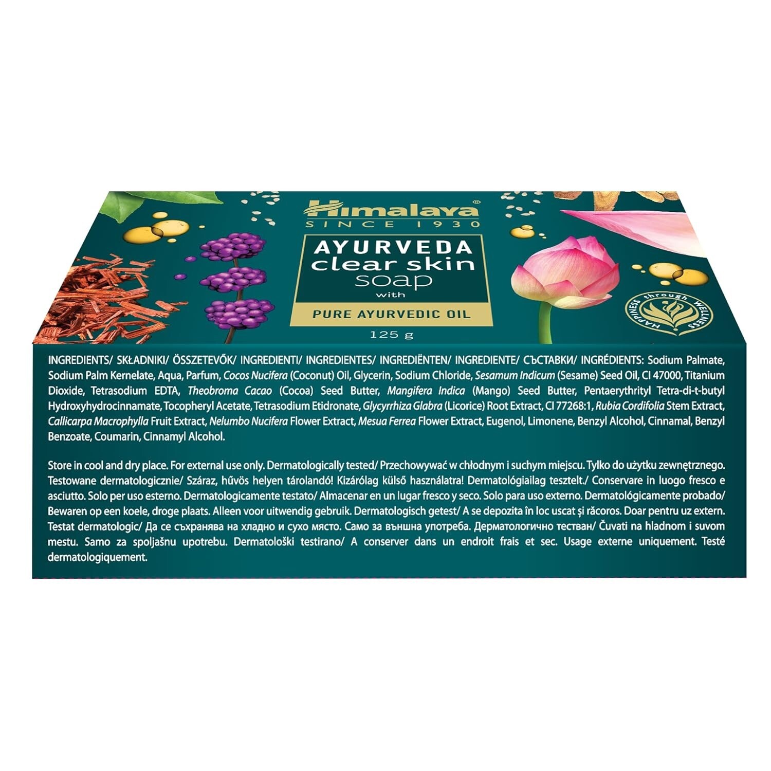 Himalaya Ayurveda Clear Skin Soap India, 125 g