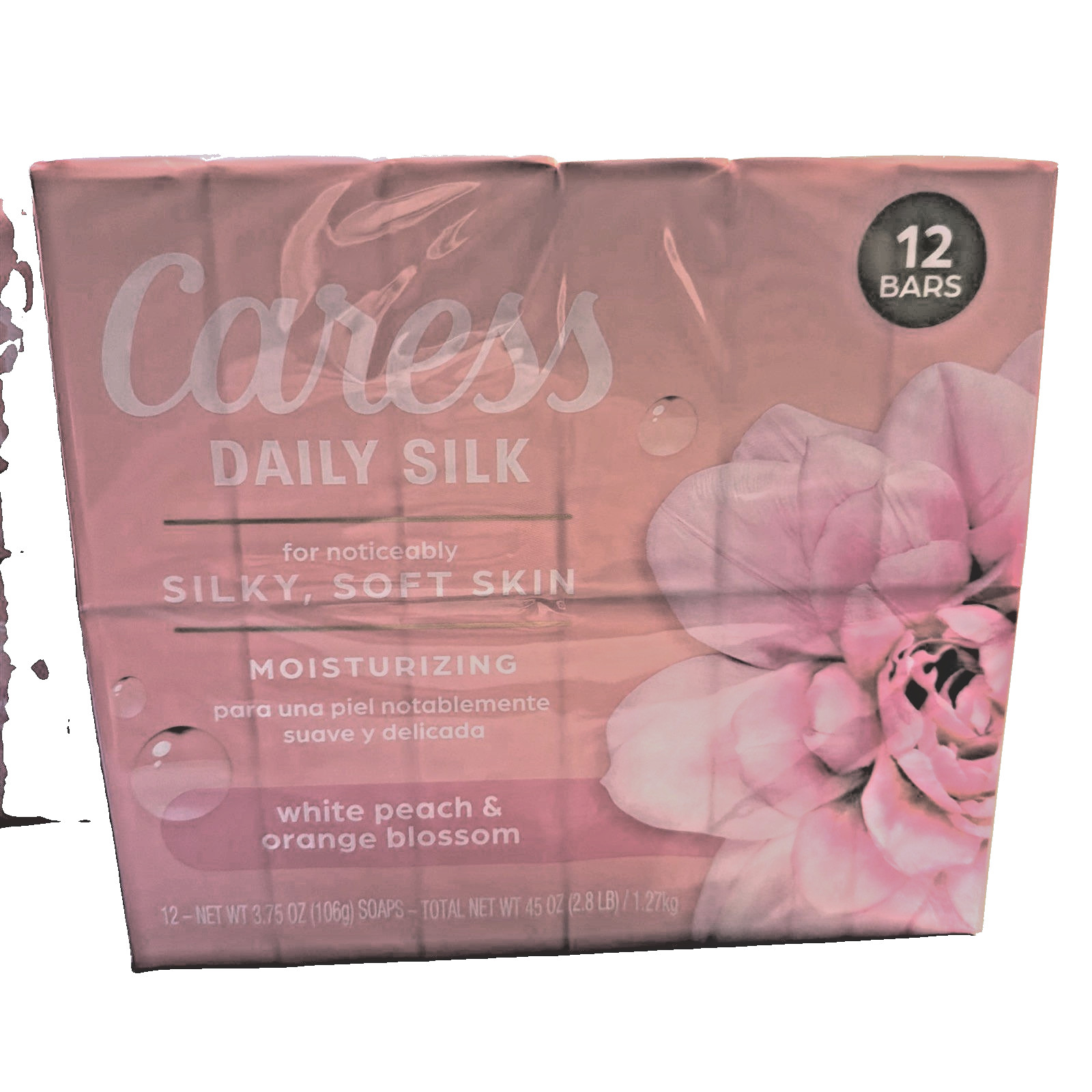 24 Caress Daily Silk White Peach & Orange Blossom CloveOil 3.75 Each Bar Clove