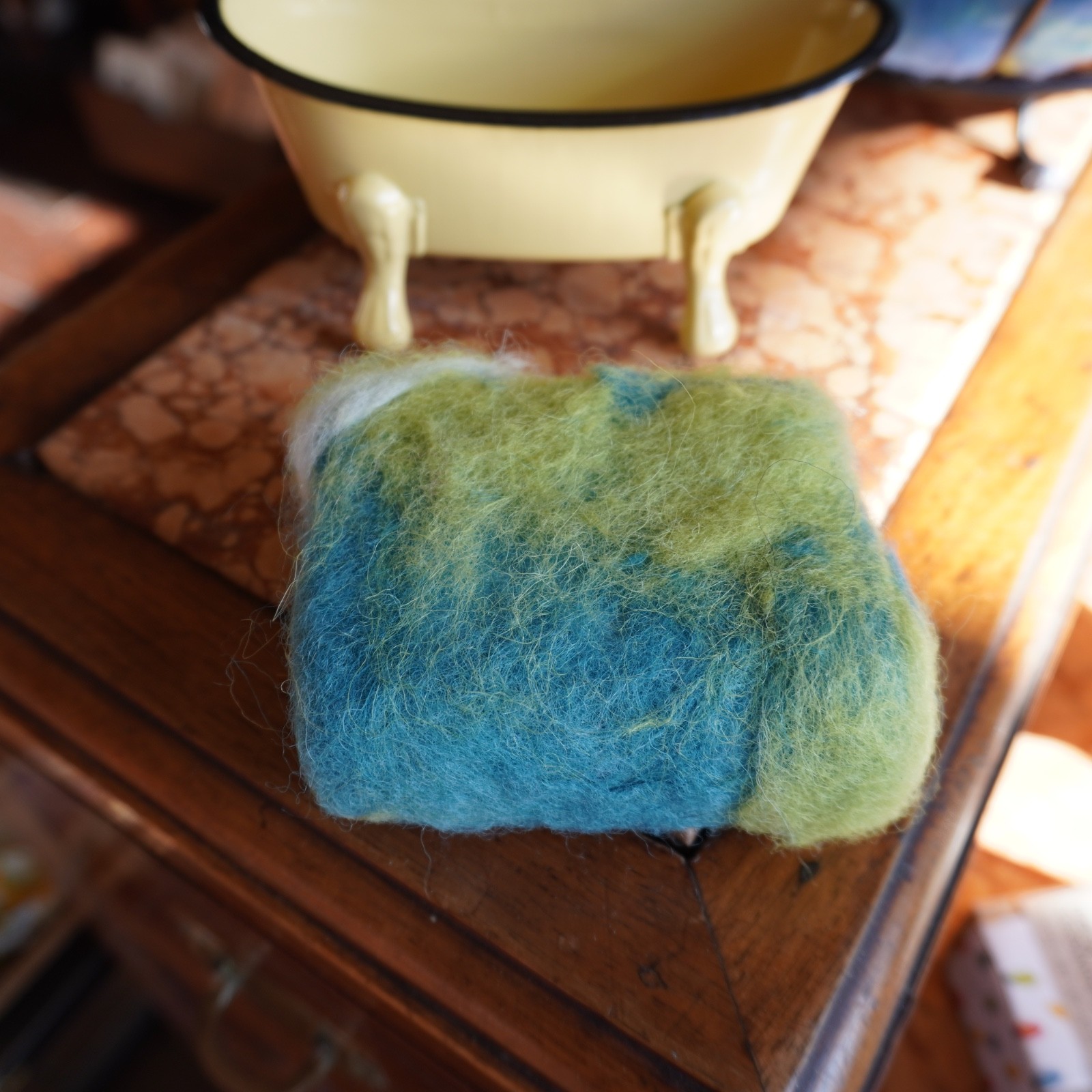 Artisan Felted Amish Farm Soap Wool from Iceland Natural Handmade Small Batch