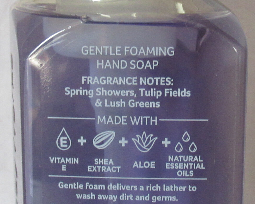 Bath & Body Works Gentle Foaming Hand Soap Lot Set of 2 TULIP GARDENS