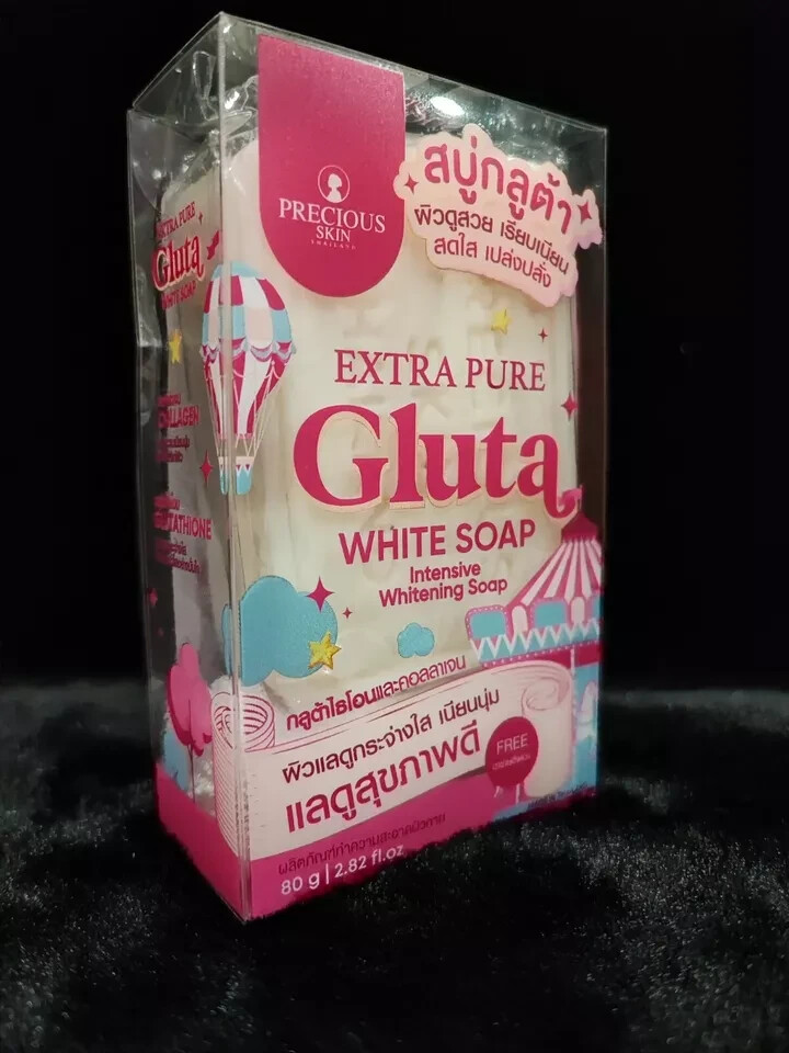 3x Extra pure Gluta White Soap Glutathione Nourish Skin To Be White BrightSmooth