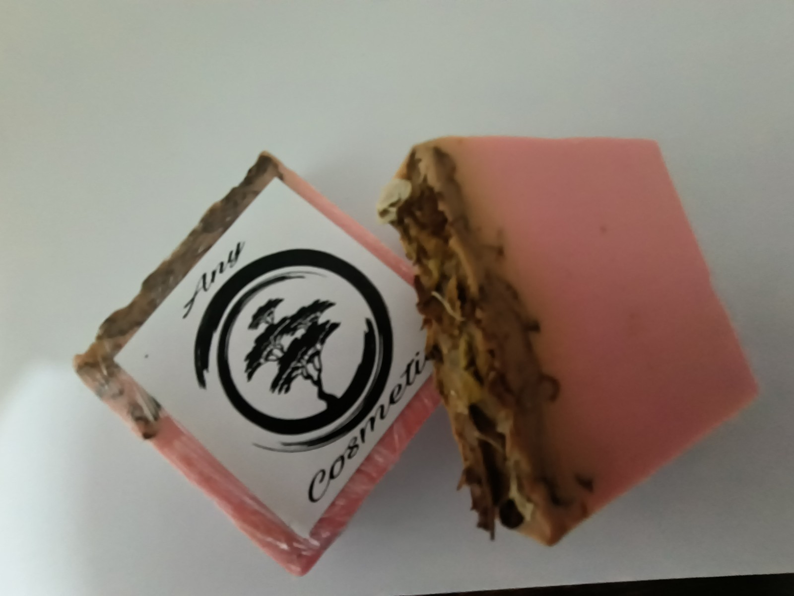 Any Cosmetics Rose Scent Pink Rectangular Body Bar Soap for Body & Hands