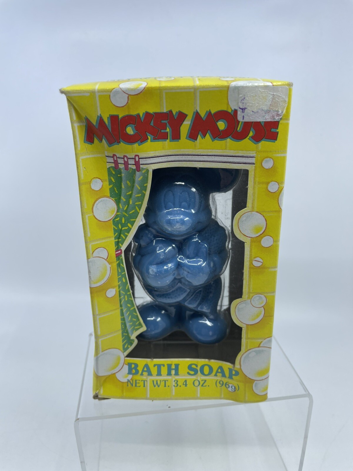 Vintage 1990 Walt Disney Company/Cosrich Inc. Mickey Mouse Bath Soap-3.4oz 1/2