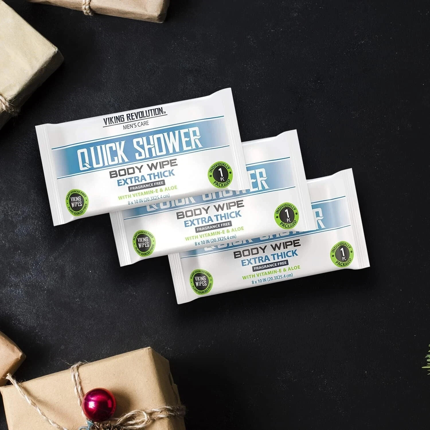 Body Wipes for Men Gym Wipes Shower Disposable and Eco-Friendly Wrapped Wipes Us