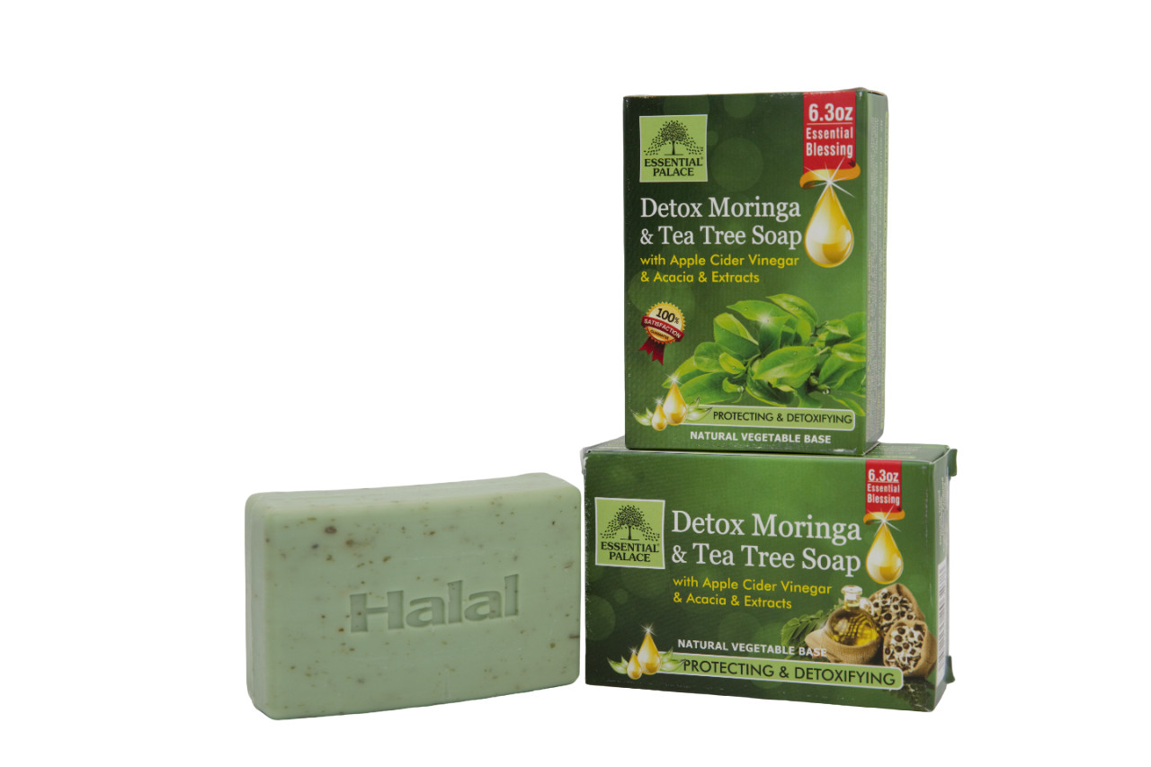 Soap- African Black Soap 6.3 oz – 6 pcs set by Essential Palace