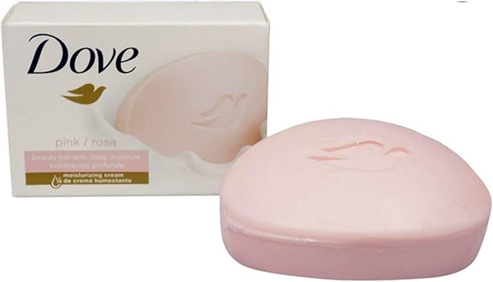 Dove Soap Bar Beauty Bar New Pink/Rosa 4.75 oz 135g – 4 BARS PACK