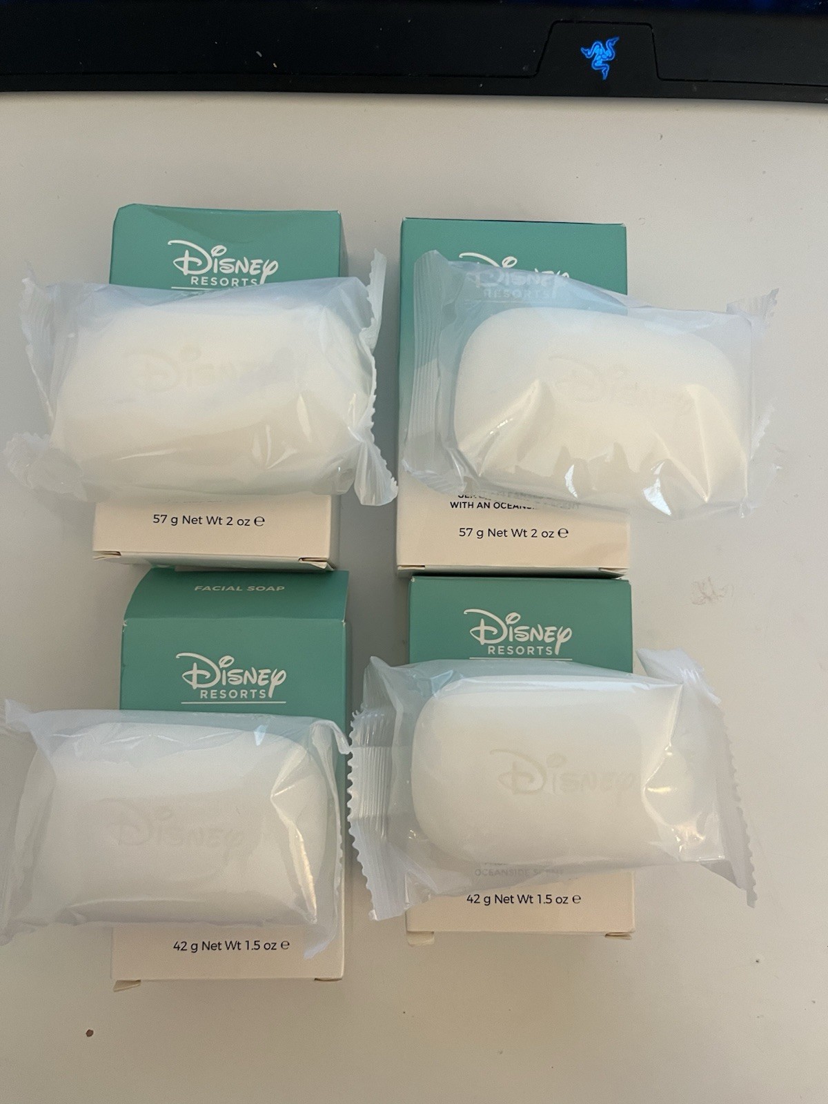 Disney Resorts H2O Plus Sea Salt 2 Facial Soap And 2 Bath Soap **New”