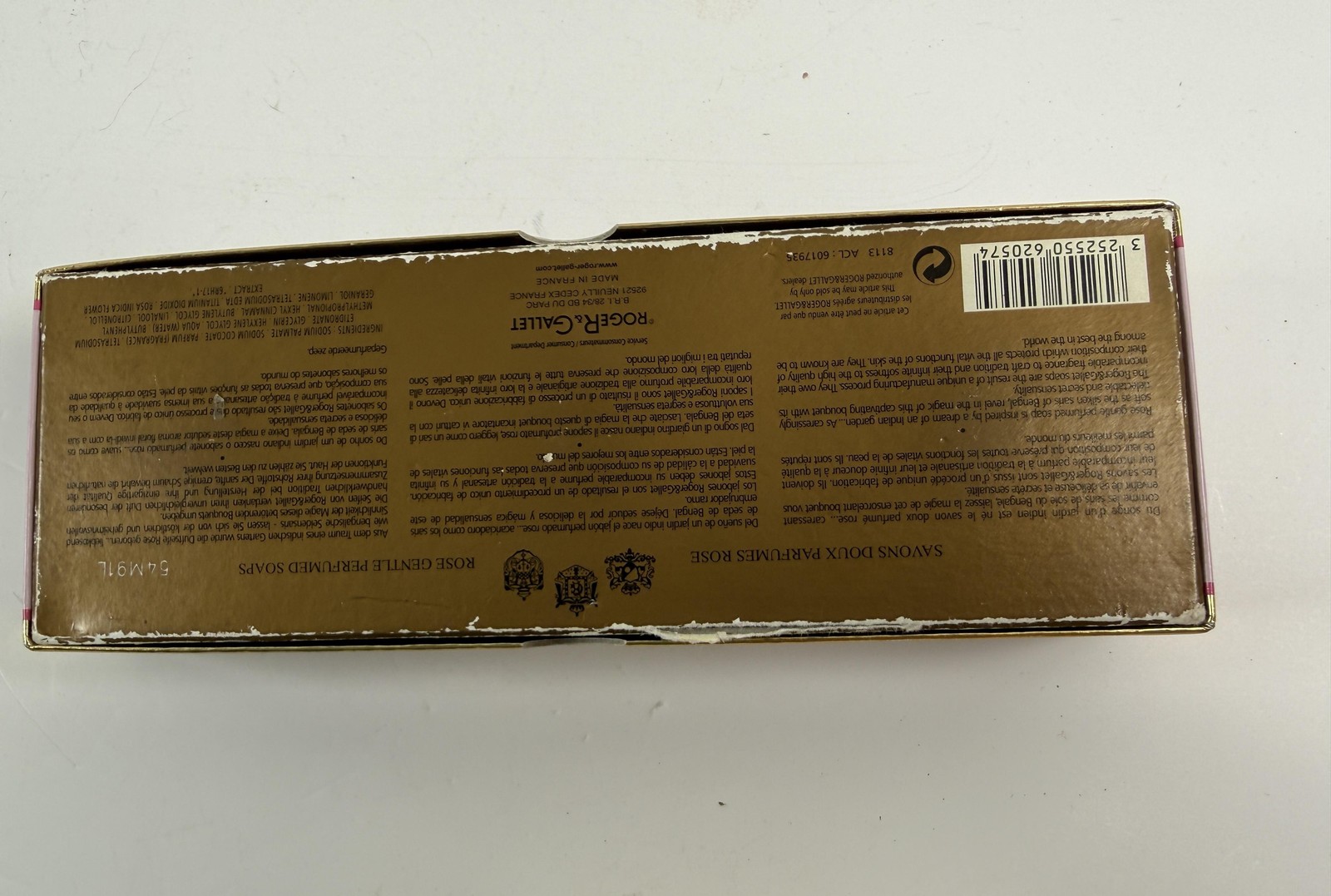 La Florentina Roger & Gallet Soap Set Boboli Citrus Rose Multipack New Italy 2