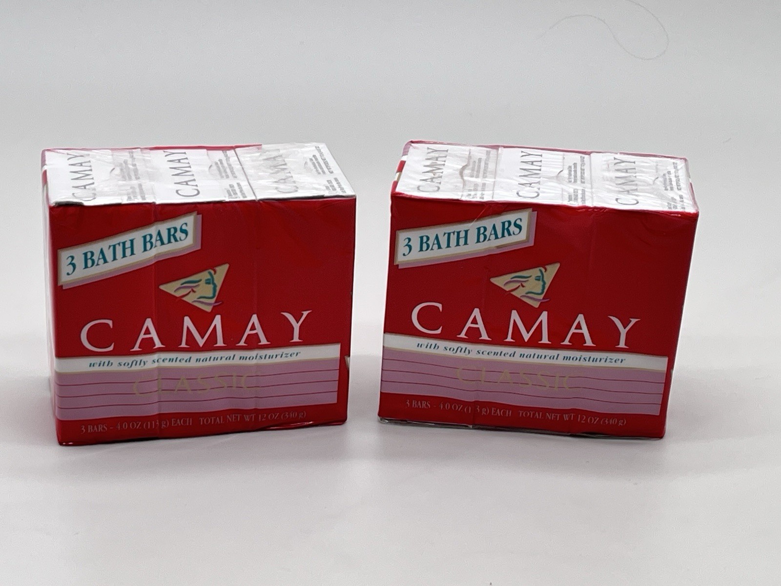 Camay Soap Pink Classic Softly Scented Beauty Bar 2 Packs of 3 Discontinued